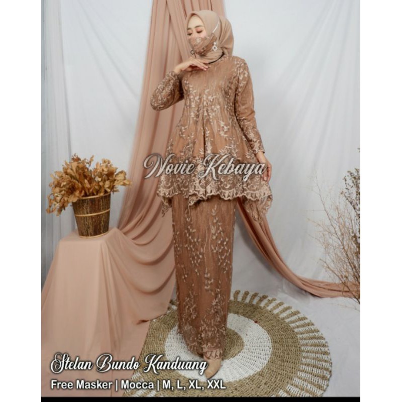 Kebaya Busui / Kebaya Resleting Depan / Setelan Kebaya Modern / Set Kebaya dan Rok / Kebaya Pesta