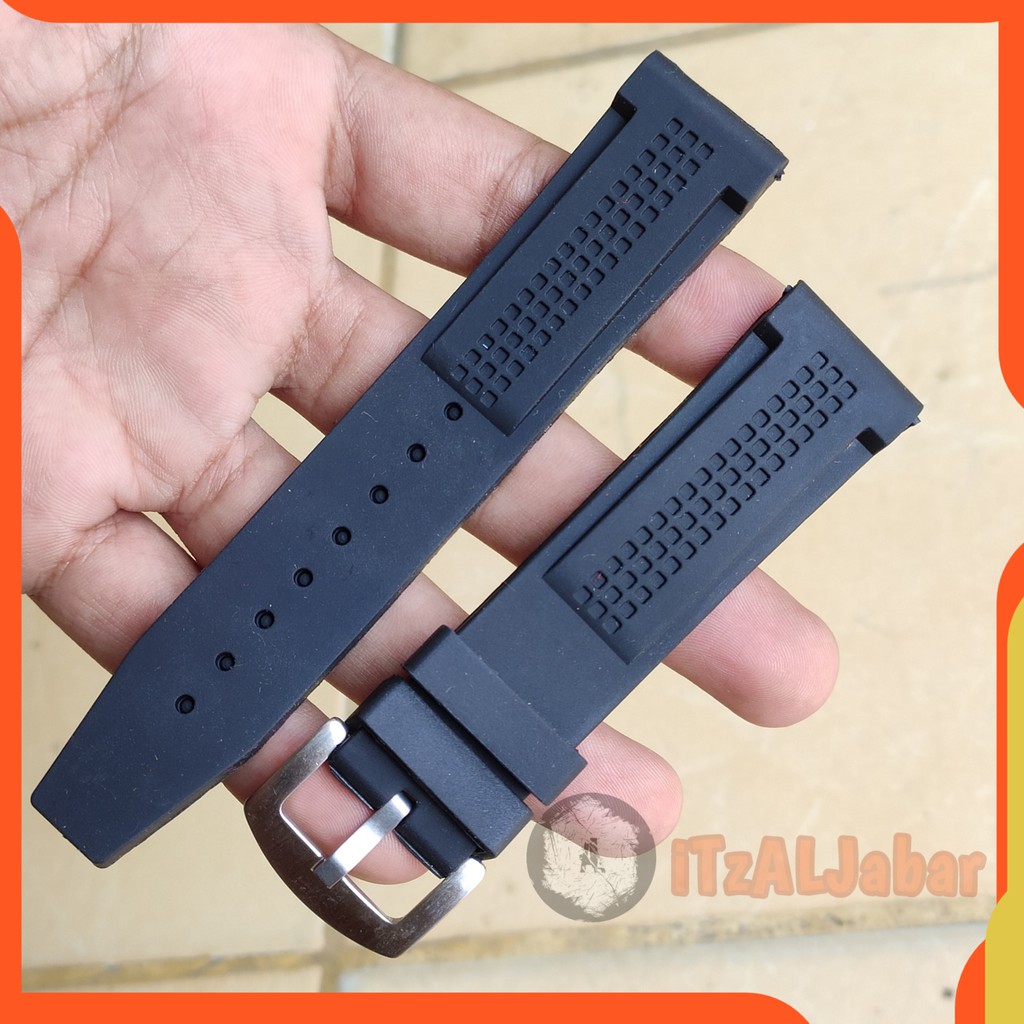 Tali jam tangan Karet rubber strap 22mm Strap Alpha 2022