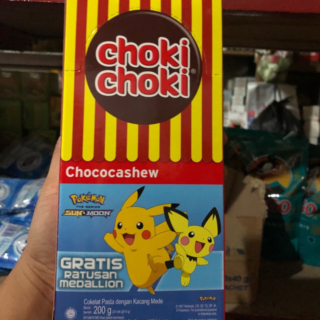 Choki choki / chokichoki box chococashew POKEMON (Wajib baca deskripsi)