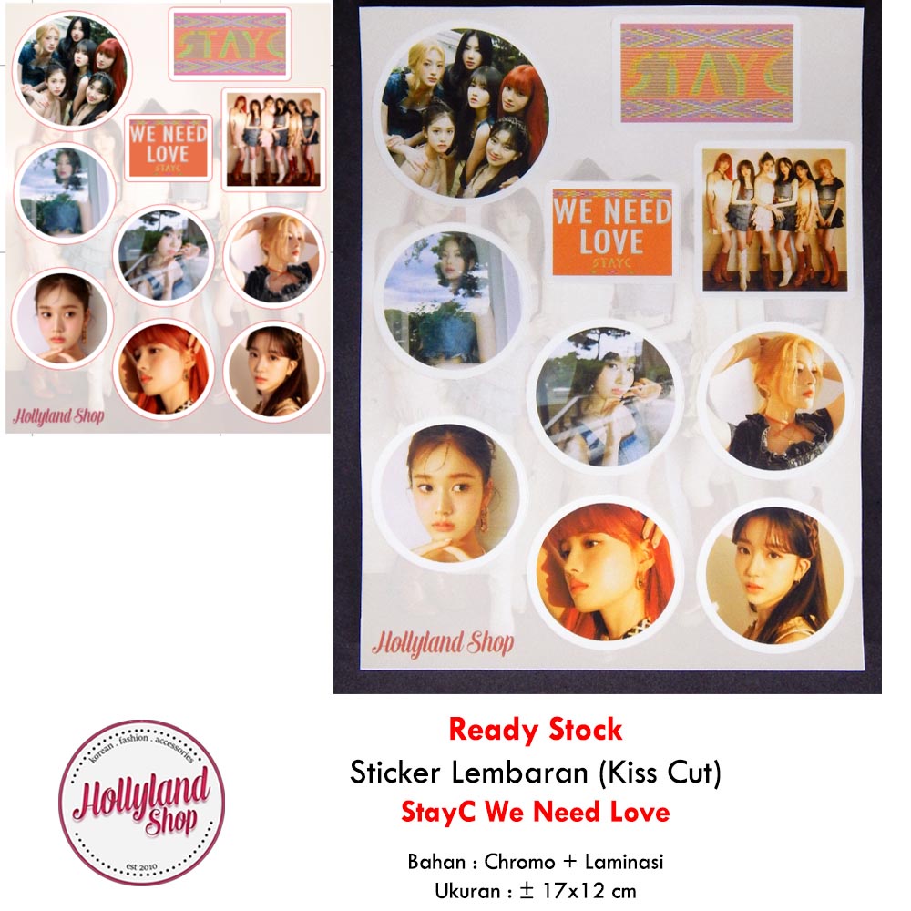 

Sticker Lembaran StayC Seeun Sieun Isa J Sumin Yoon Unofficial