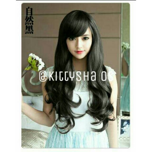 Wig rambut palsu daily panjang bisa cuci catok hight premiumpremium quality