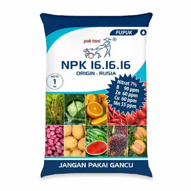 Pupuk NPK Pak Tani 1kg Segel Pabrik | Shopee Indonesia