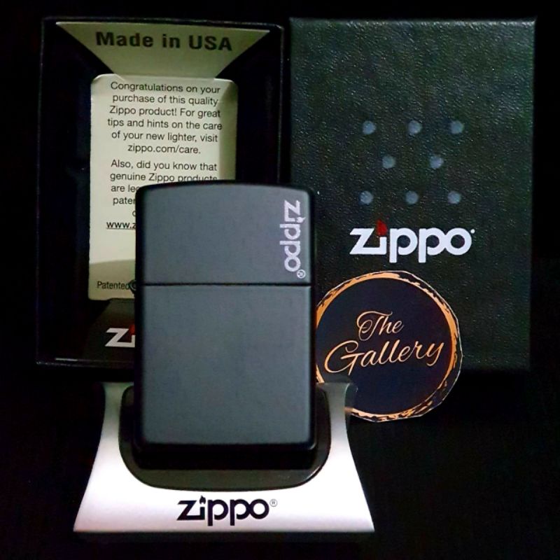 218ZL ORIGINAL ZIPPO BLACK MATTE LOGO