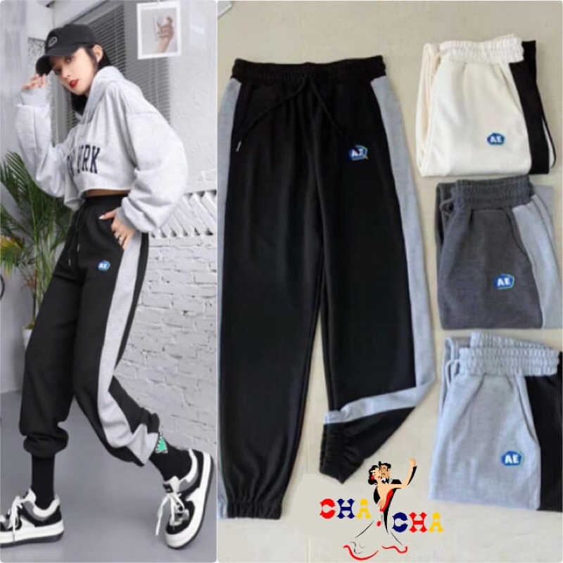CELANA IMPORT/CELANA JOGGER WAFER WANITA