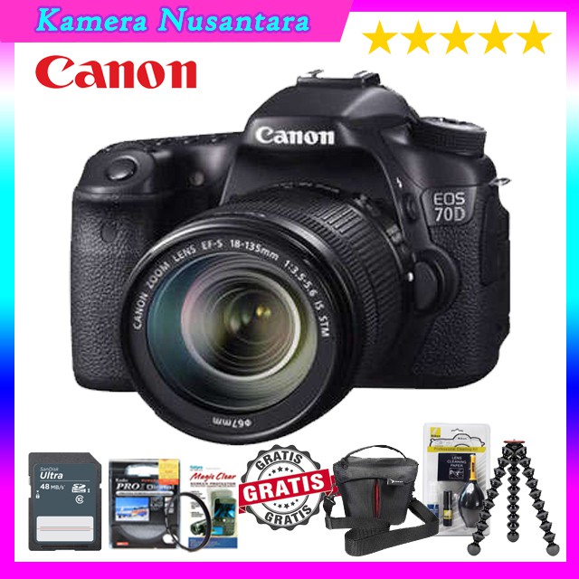 CANON EOS 70D KIT 18-135MM IS STM WIFI / 70D KIT / 70D - ORIGINAL