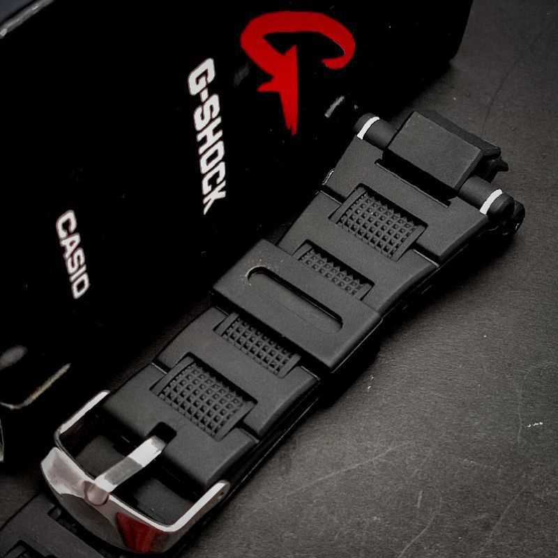 TALI STRAP JAM CASIO G SHOCK GST8600 / GST-8600 / GST 8600 GUN METAL RUBBER STRAP TALI JAM GSHOCK GS