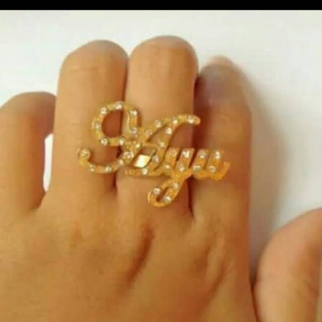 Cincin nama model ring