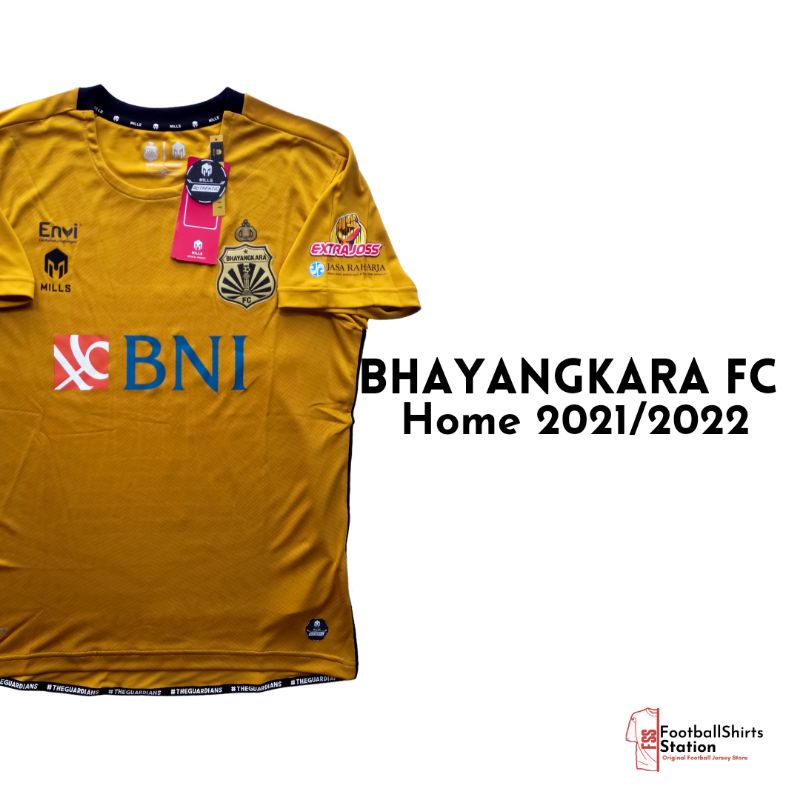 Jersey Bhayangkara FC Home 2021/2022 Player Issue Size XL Original Mills