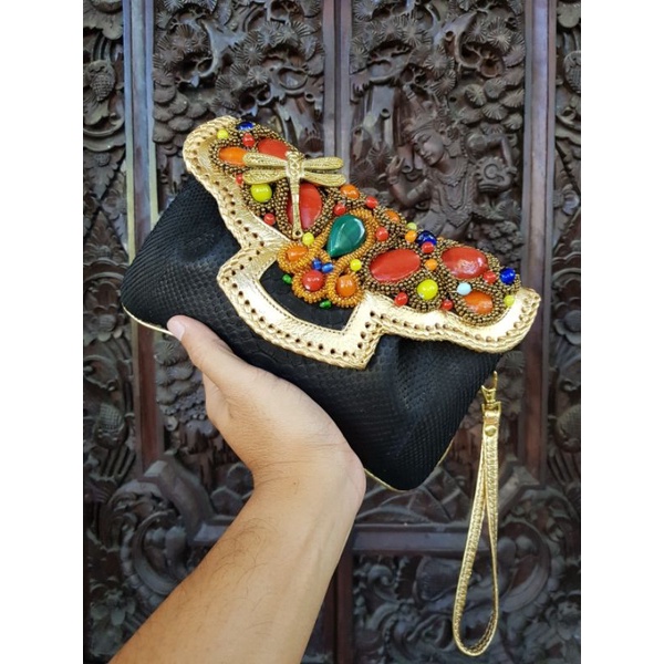 Clutch pesta kulit ular phyton