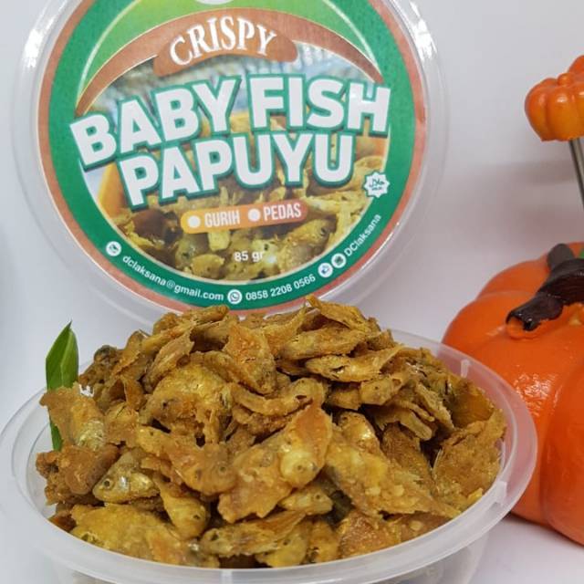 

Ikan Crispy Baby Fish Papuyu 165 gr Rasa Pedas