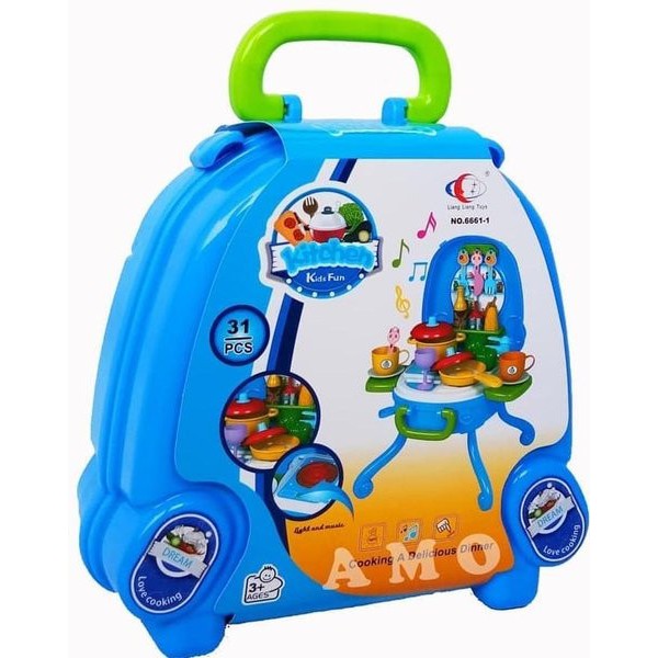 MWN Mainan Kitchen Kids Fun BIRU No.6661-1