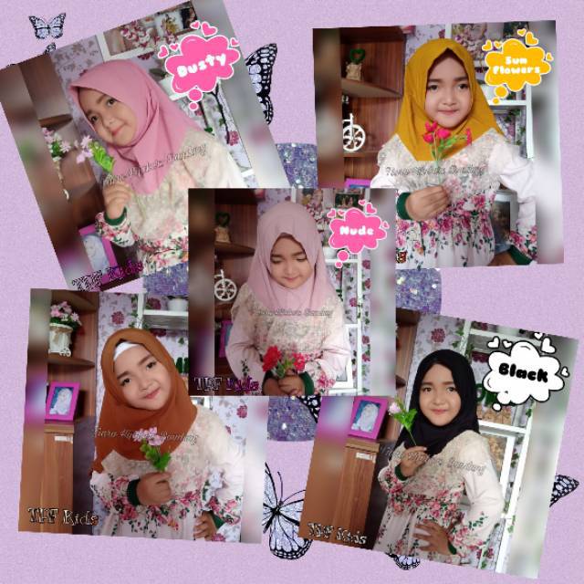 TPF Kids (Pashmina Instant Freya Kids) // Tiara Hijabers Original