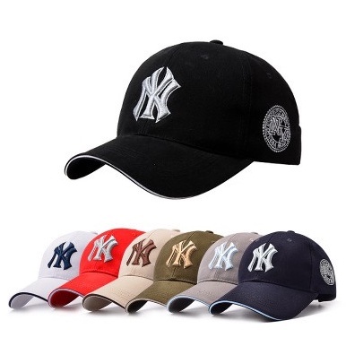 Topi Baseball Matahari Adjustable Motif Tulisan Gaya Hip Hop Korea Untuk Pria Dan Wanita