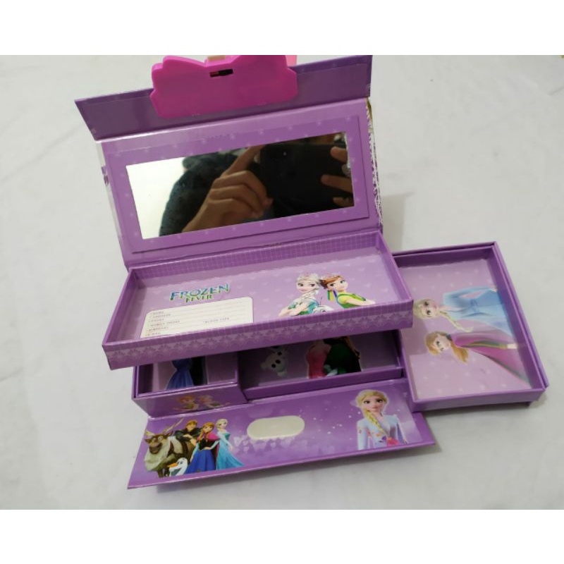 

kotak pensil krakter/Kotak pensil kode 3 tingkat 3D dan 9D
