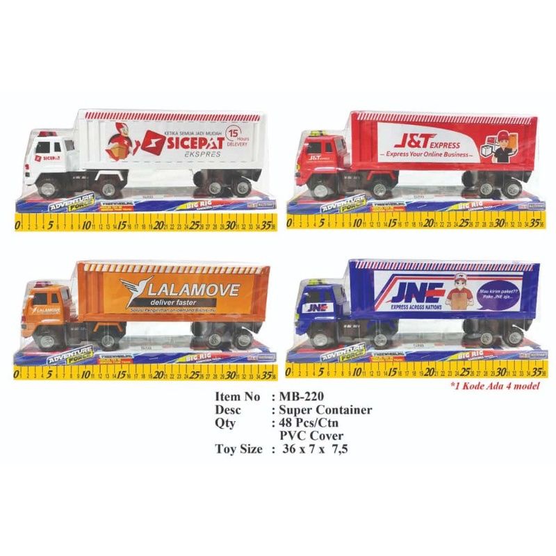 TRUCK EKSPEDISI JNT JNE SICEPAT LALAMOVE