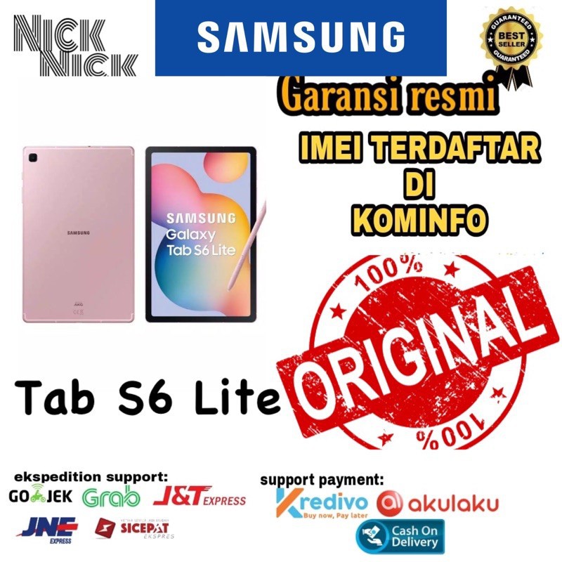 PROMO Cuci Gudang HP Samsung Tab S6 lite [4/64] [4/128]Garansi Resmi