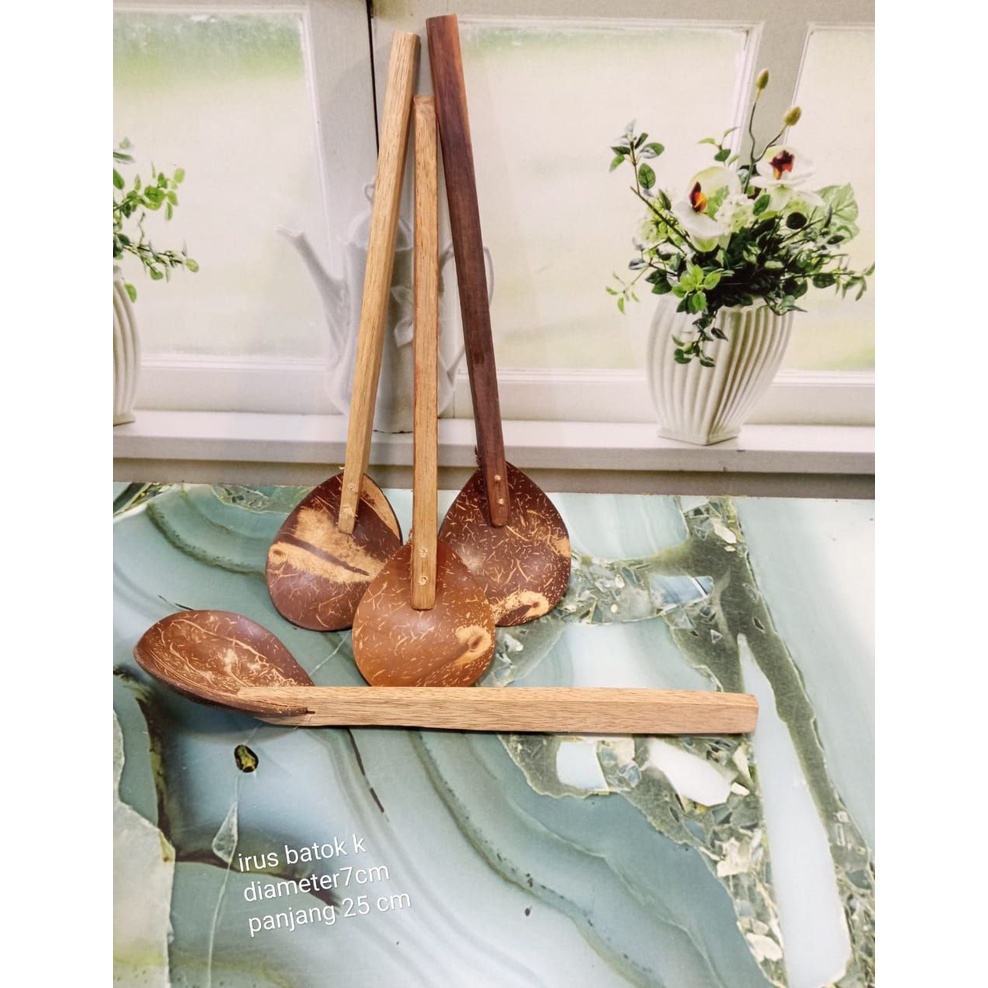 IRUS KAYU | IRUS BATHOK KELAPA | IRUS SENDOK SAYUR KAYU | IRUS SAYUR | SENDOK SAYUR |
