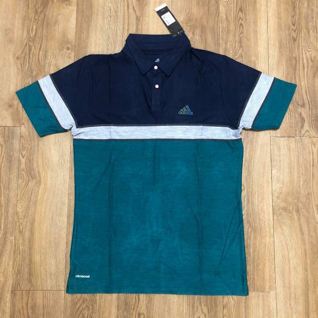 Kaos polo adidas import grade ori thailand baju kerah import baju polo murah  baju polo pria
