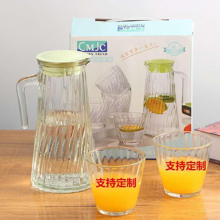 CUCI GUDANG SET TEA POT / Set mangkok kaca 6 SET IN 1/ Gelas mangkok set 8in1 - SOSOYO