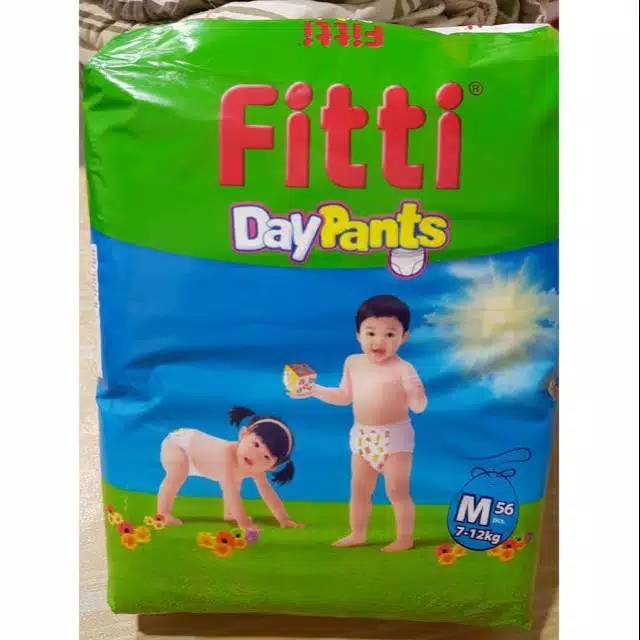 Pampers fitti pants M56, daya tampung bnyak, super elastis, dan murah wooowwwww