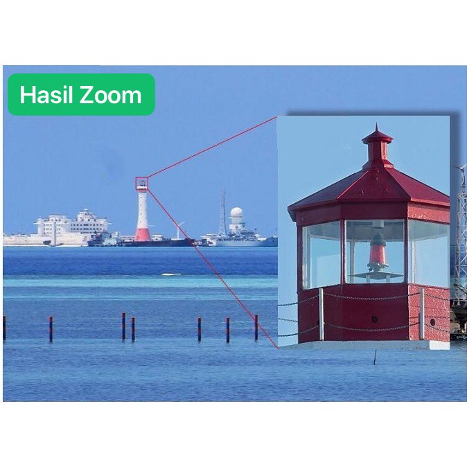 SOHA LNZ-002 Lensa HP 36X Optical Zoom 4K HD Telescope Camera Lens Teropong Monocular Mobile Phone