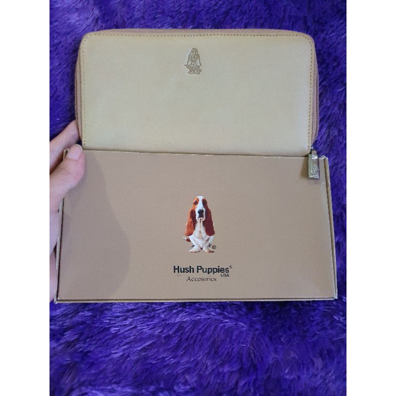 hush puppies original dompet panjang preloved