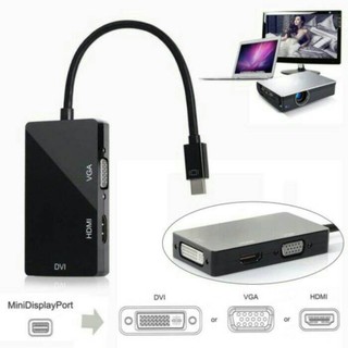 Konektor Thunderbolt to HDMI,VGA,DVI ( Macbook ke TV