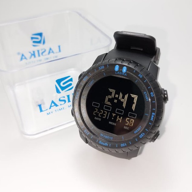 Jam Tangan Remaja Digital Sporty Water Resist Gratis Box Jam Lasika 8012