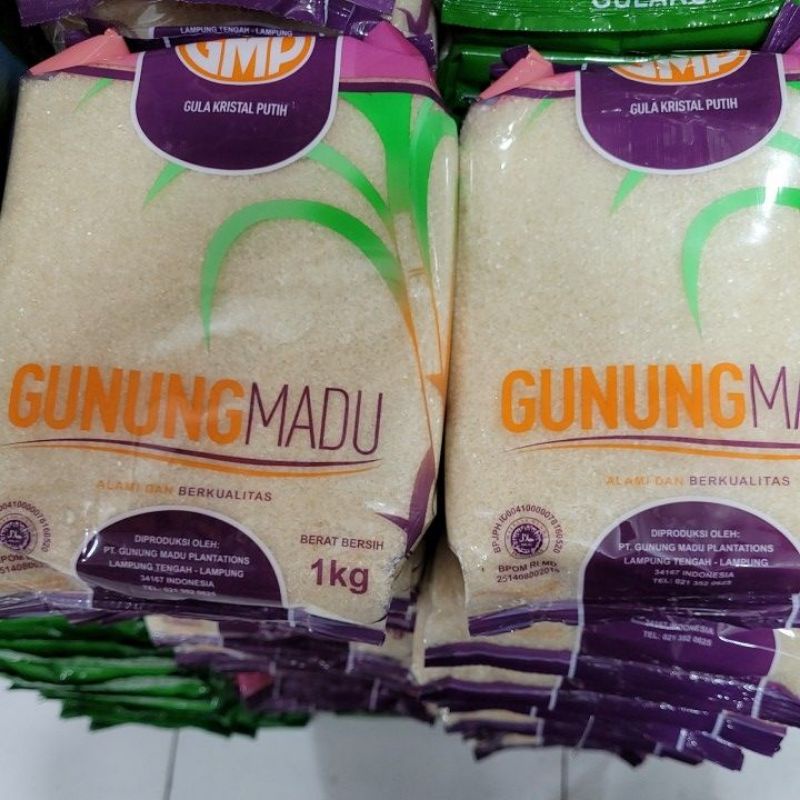 

GULA GMP GUNUNG MADU 1KG