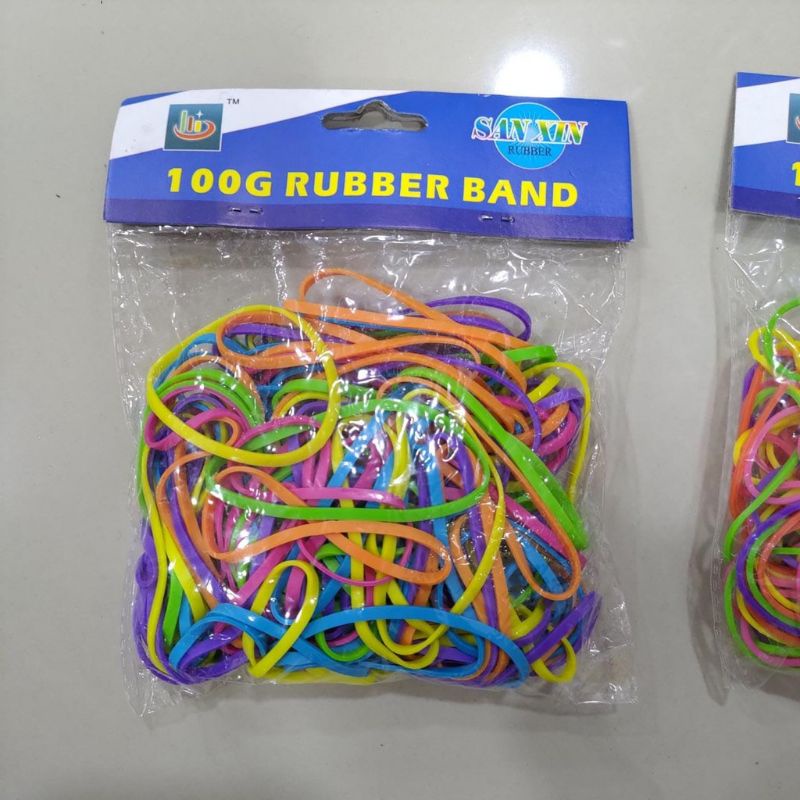 PT48 Karet Gelang Warna 1 ons / 100gr Rubber Band Montessori