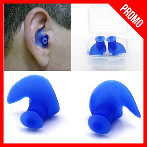 Penutup Telinga Ear Plug Renang Anti Air Pelindung Kuping Saat Menyelam Waterproof Murah Import