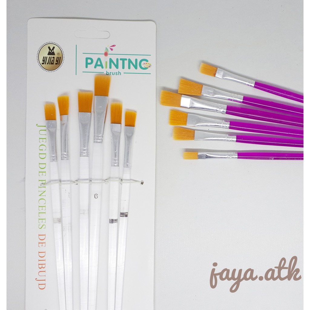 Kuas Lukis / Painting Brush Set 6