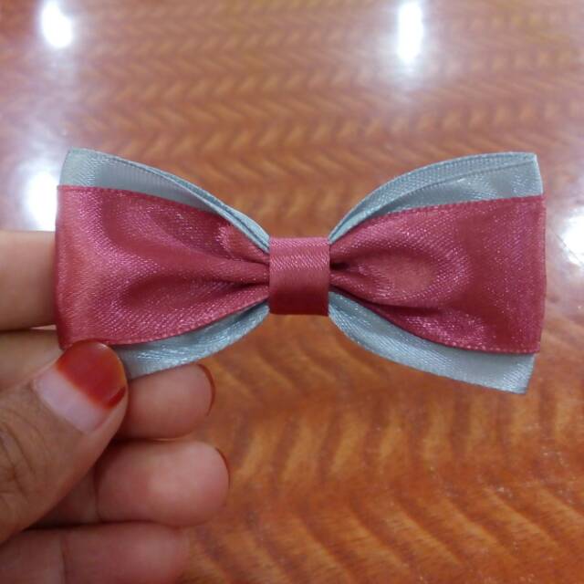 Bros jilbab pita satin lucu , souvernir pernikahan murah