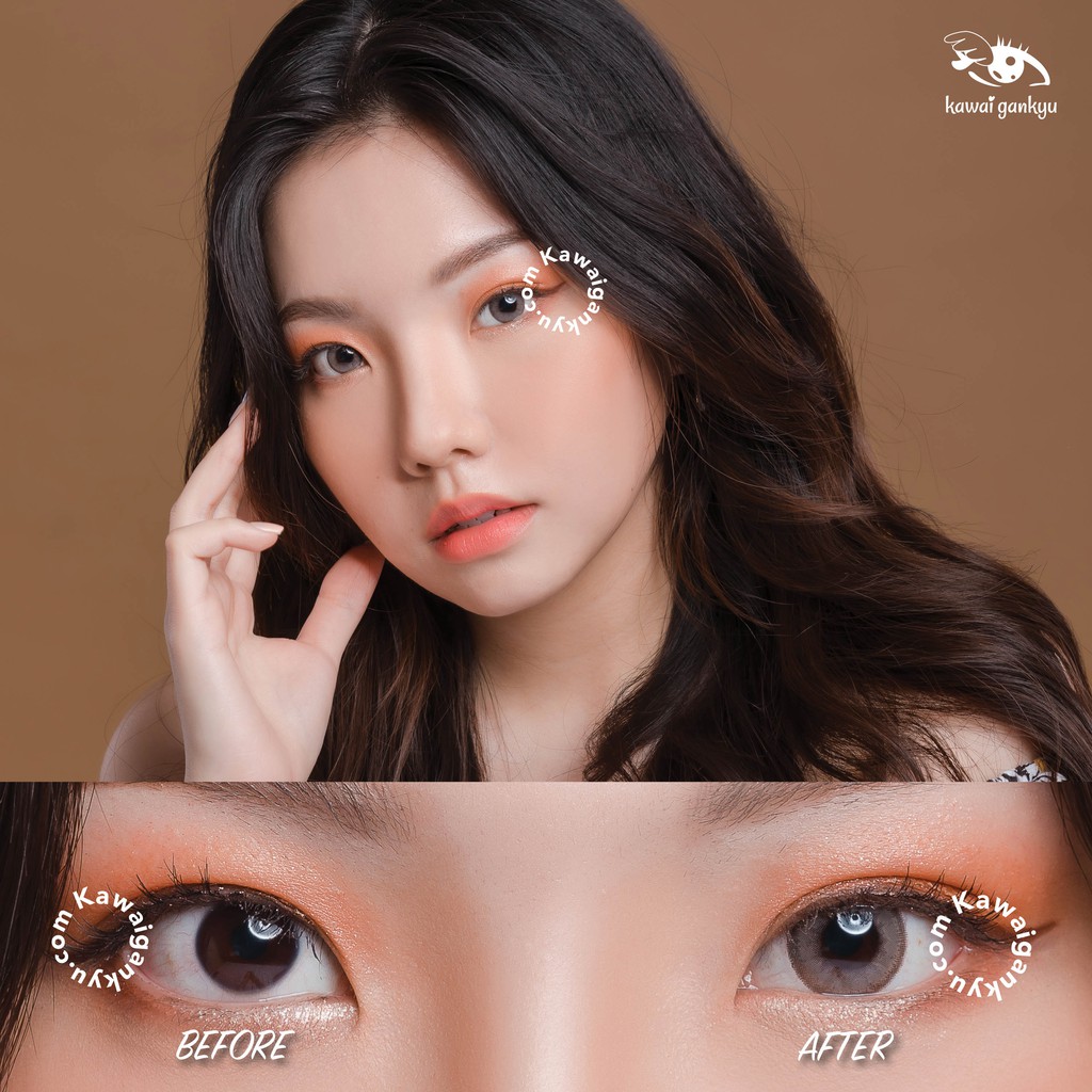 KawaiGankyu softlens - Princess luna natural cacao (1botol)