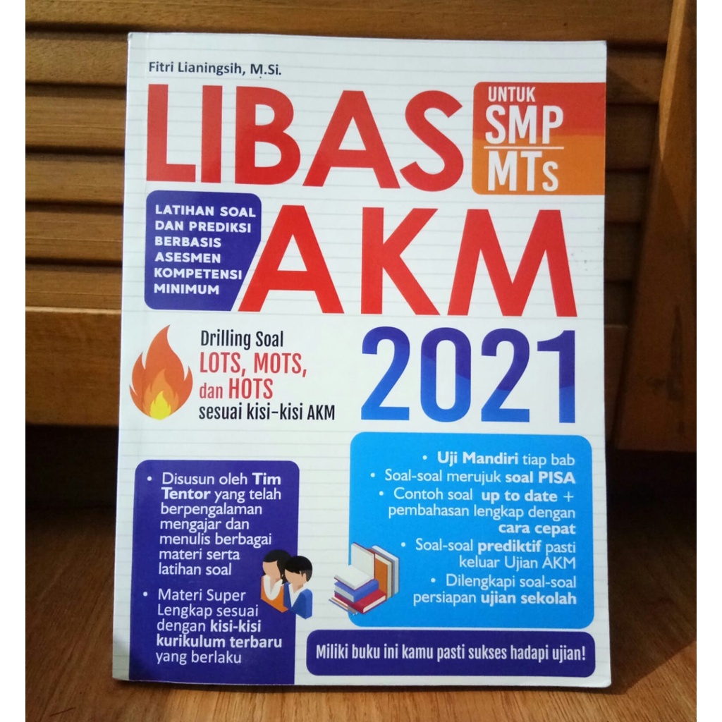 

Buku AKM | LIBAS AKM Untuk SMP/MTs 2021, Latihan Soal Dan Prediksi Berbasis Asesmen Kompetensi Minimum
