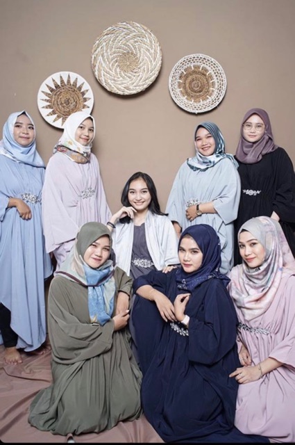 Keanu Diamon Kaftan | Kaftan Cantik Polos Mewah Premium allsize kembaran dress panjang