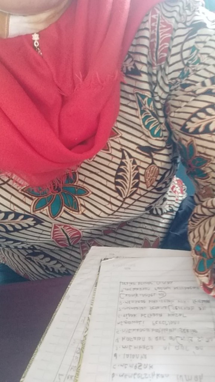 Batik Wanita Atasan Blouse Lengan Balon  S-m-l-xl-xxl-3l-4l-5l