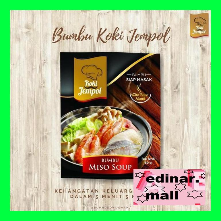 

50Siusbu Koki Jempol Bumbu Miso Soup Bud050S