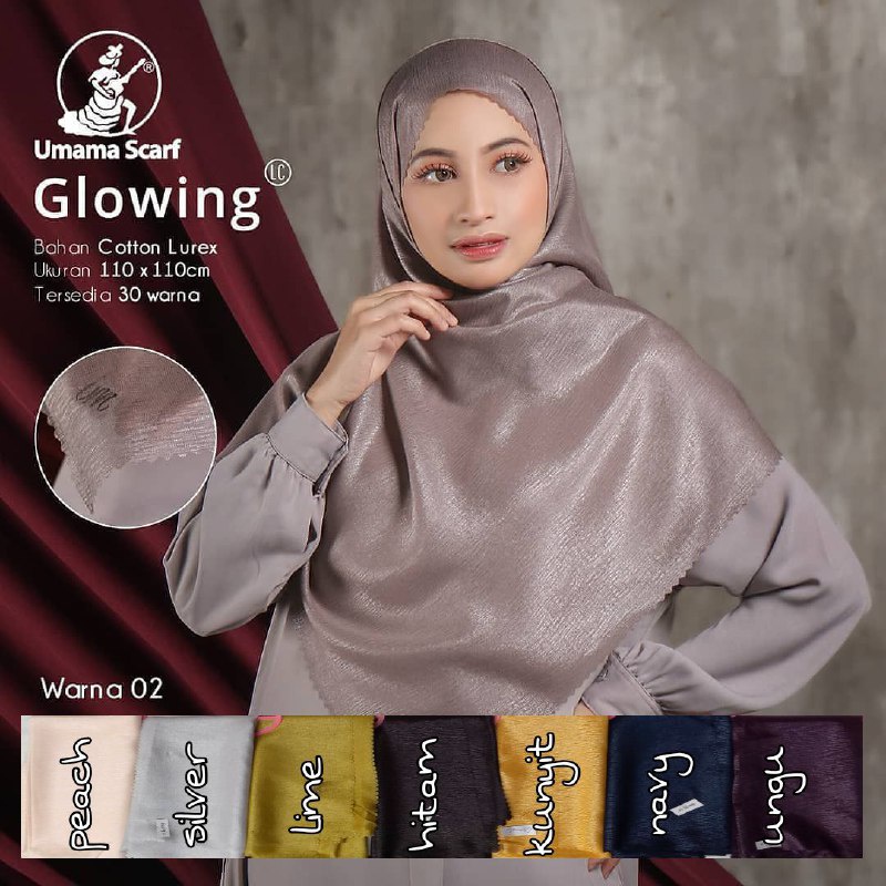 [ PROMO ] JILBAB SEGI EMPAT | HIJAB SEGI EMPAT | HIJAB SEGI EMPAT PESTA | Segi empat umama glowing L