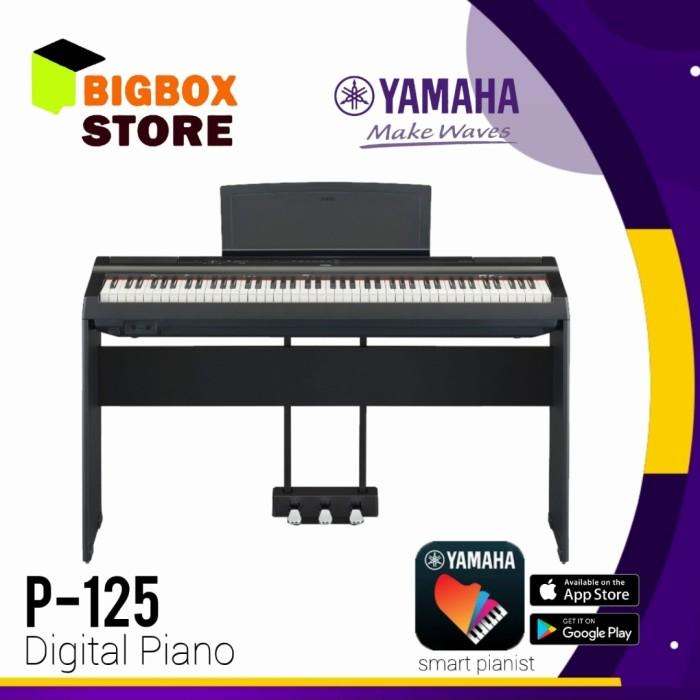 Jual Yamaha P 125 stand kayu - 3 pedal / P-125 / P125 Digital Piano