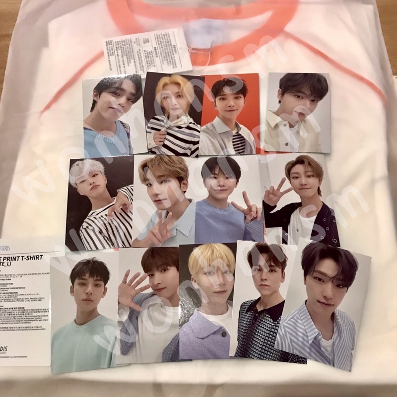 [READY] FULL SET SEVENTEEN BIKE T-SHIRT CARATLAND 2021 MERCH WITH PC SIZE L