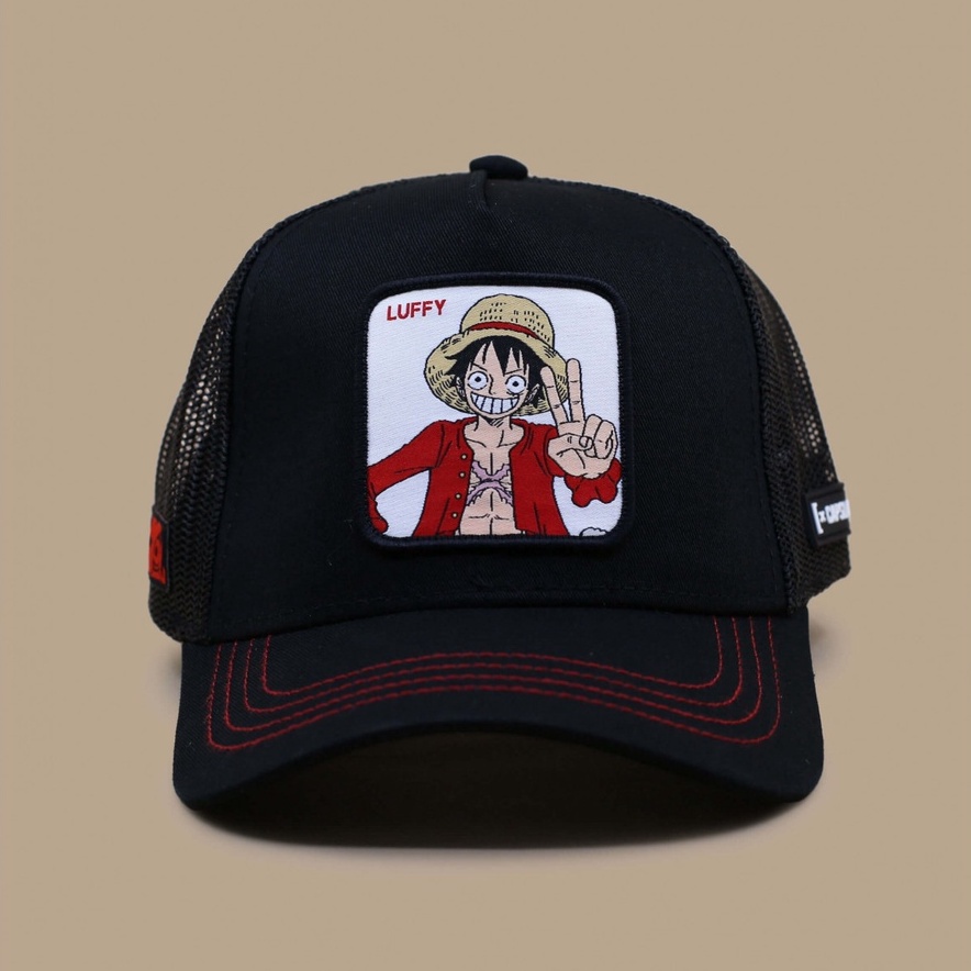 Topi Baseball Desain anime Disney DAFFY DUCK Mario One Piece Luffy