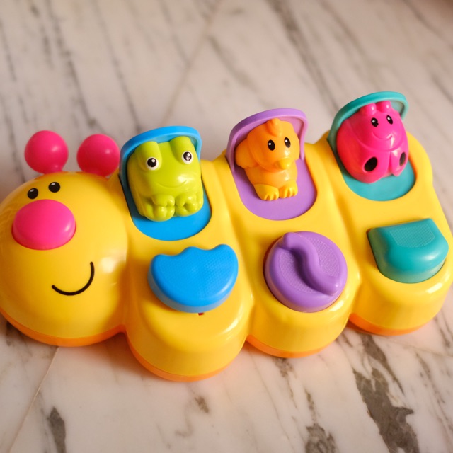 Preloved fisher price caterpillar pop up
