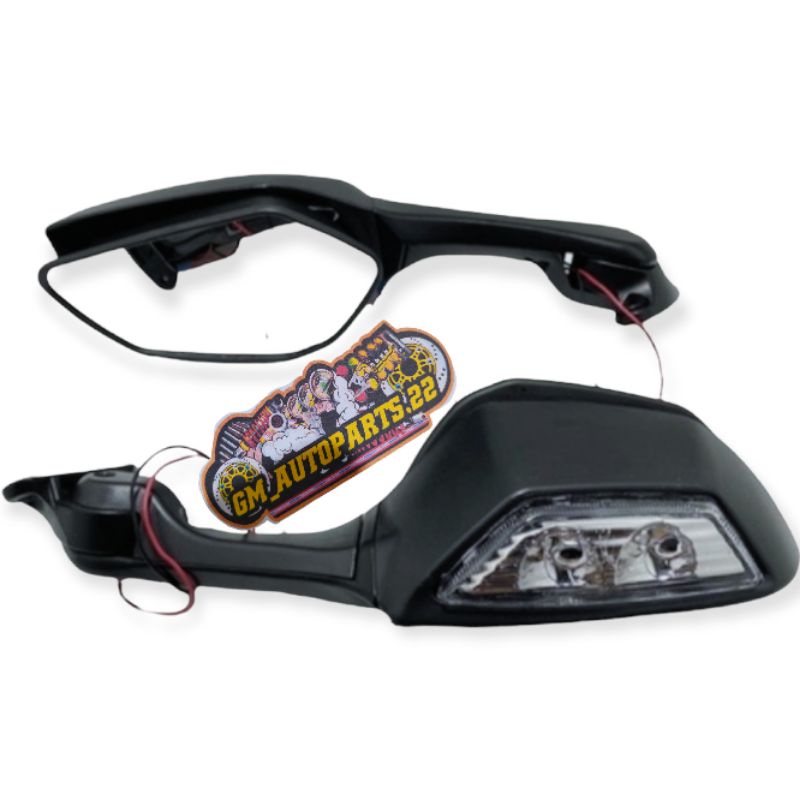SPION WINGLET VARIASI CNC IMPORT REAR MIRROR XMAX,AEROX,NINJA,CBR,VARIO 125/150 LED