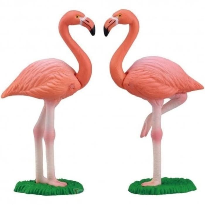 Miniatur Hewan Mainan Binatang Tmc Burung Flamingo Shopee Indonesia