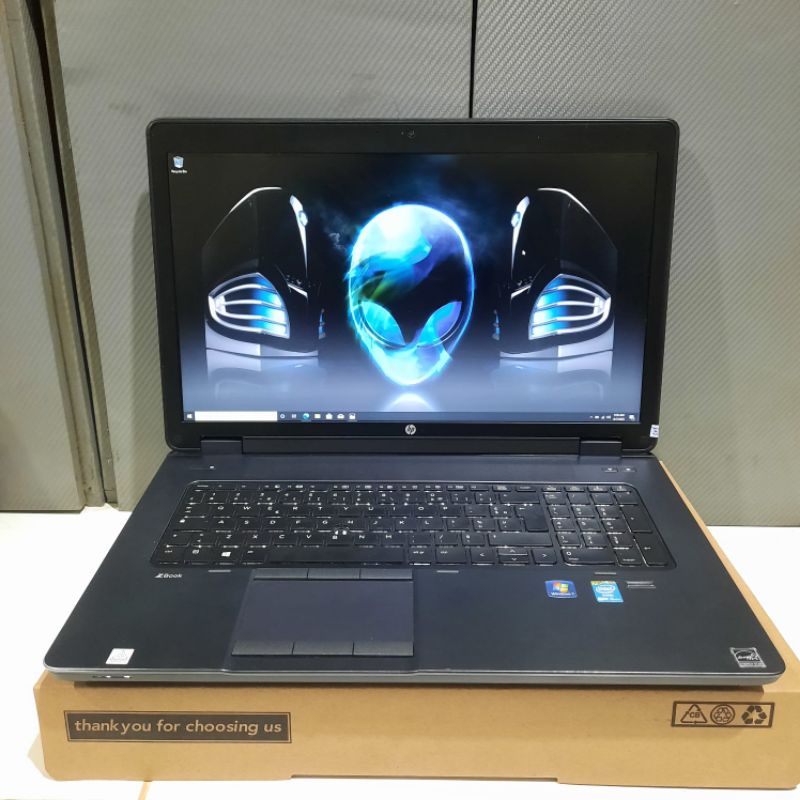 LAPTOP HP ZBook 17 G2, Intel Core i5 RAM 16GB SSD 256GB Nvidia Quadro K3100M With 4Gb VRAM Gaming Editing desain