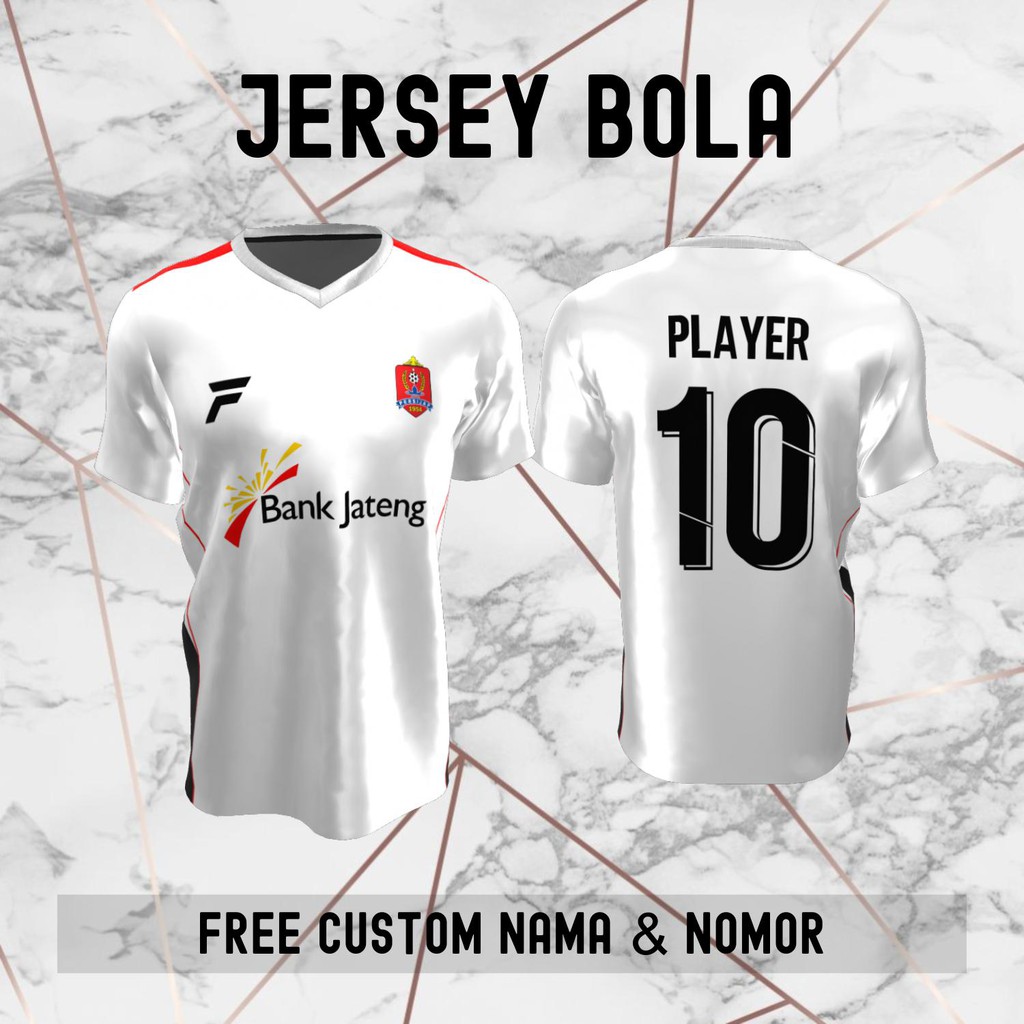 Jersey Persijap Jepara Klub Bola Baju Kaos Custom Nama dan Nomor Punggung - 571