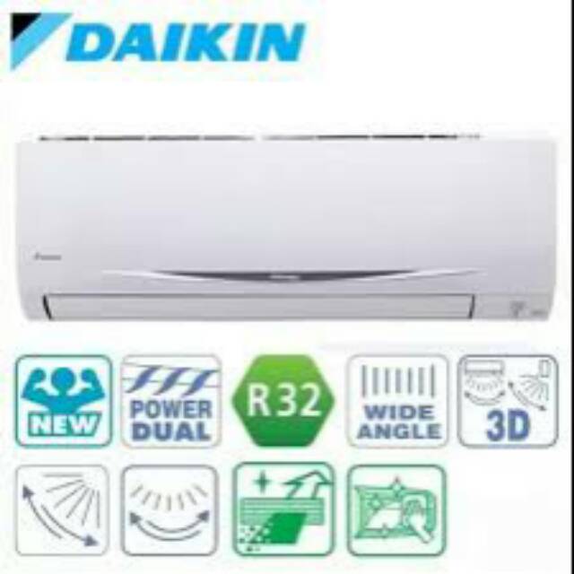 Ac Daikin 1 2 Pk Ftv 15 Cxv Standar Malaysia Unit Only R 32 Low Watt White Indonesia