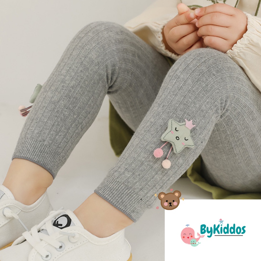 ByKiddos -  Legging Anak Perempuan Import Premium / Leging Bayi Import Motif Kucing