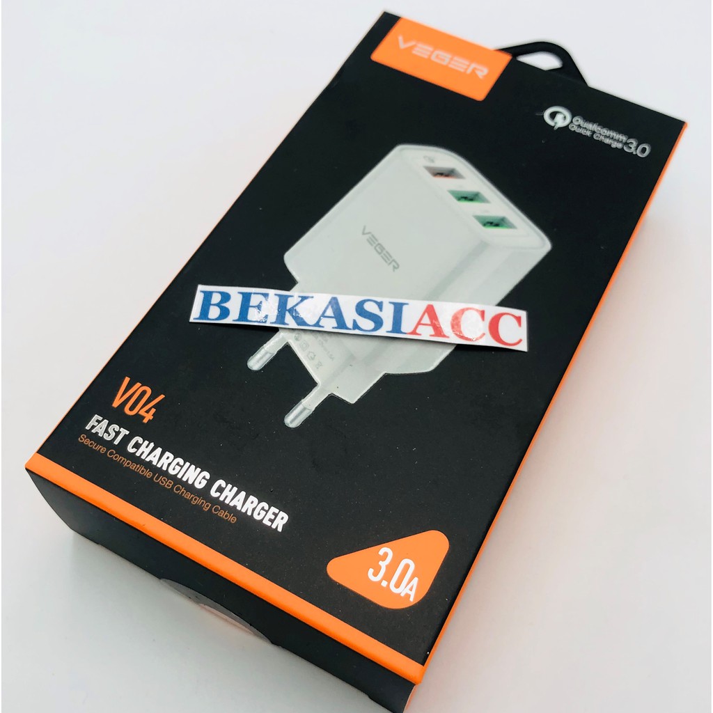 CHARGER VEGER V04 3 OUT PUT / CHARGER 3 USB / CHARGER 3 OUT PUT